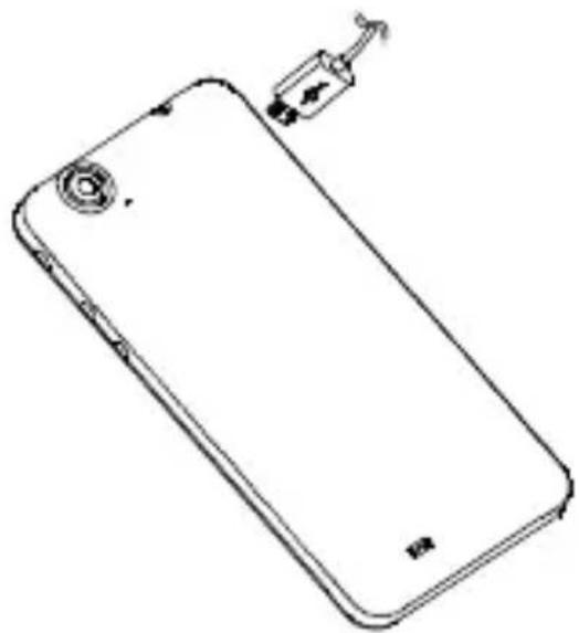 HISENSE U966 - Insérer la batterie - 4