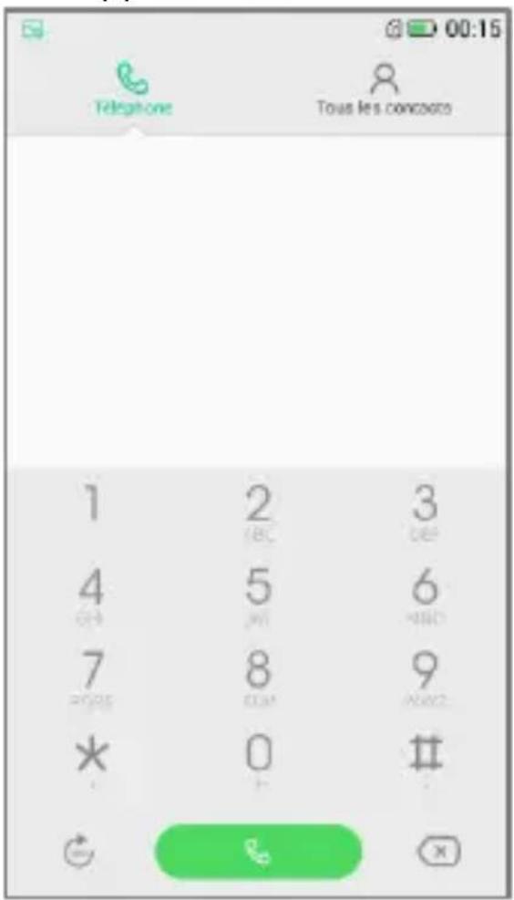 HISENSE G610 - Eectuer et recevoir un appel - 3