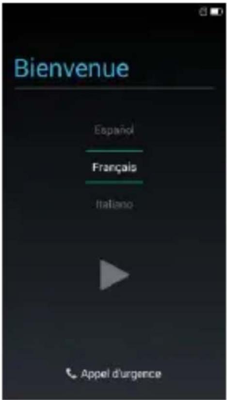 HISENSE G610 - Congurez votre téléphone au démarrage - 1