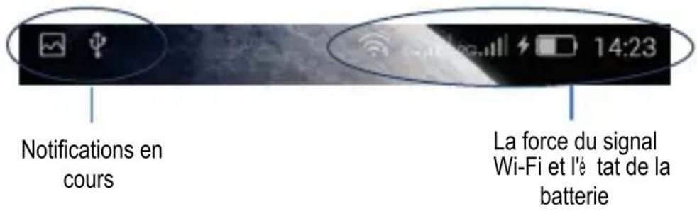 HISENSE F31 - Panneau de notifications - 1