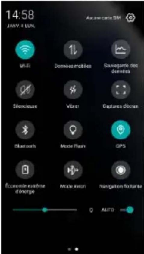 HISENSE F31 - Ouverture du panneau des notifications - 2