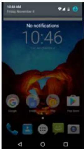 CROSSCALL Trekker X3 - OUVERTURE DU PANNEAU DE NOTIFICATIONS - 1