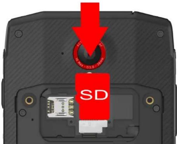 CROSSCALL Trekker X3 - INSERTION DE LA CARTE MICROSD (FACULTATIF) - 1