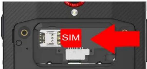 CROSSCALL Trekker X3 - INSERTION DE LA CARTE SIM - 1