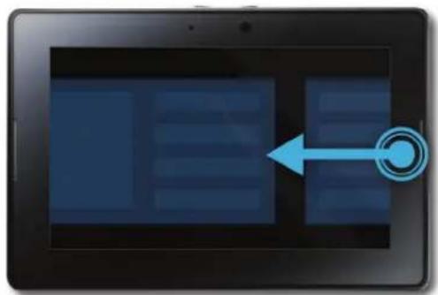 BLACKBERRY Playbook - Passer d'une application à une autre - 1