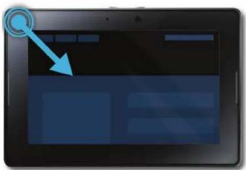 BLACKBERRY Playbook - Afficher la barre d'état - 1