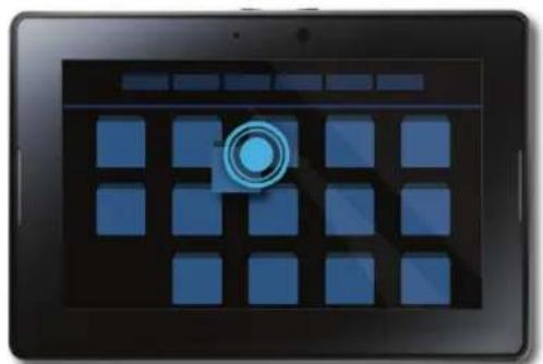 BLACKBERRY Playbook - Glisser-déposer - 2