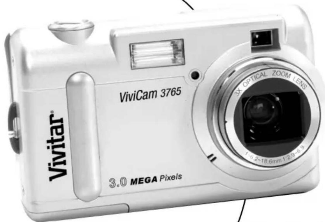 VIVITAR ViviCam 3765 - Appareil photo numérique 3   mégapixels - 1