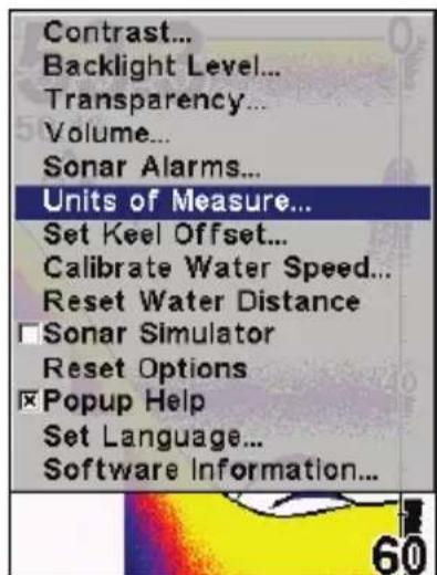 EAGLE FishEasy 350C Portable - Unités de Mesure - 1