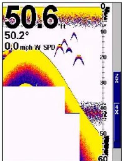 EAGLE FishEasy 350C Portable - To change overlay data font size: - 1