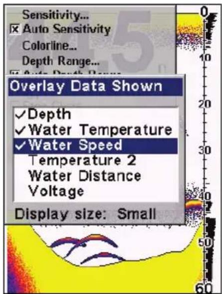 EAGLE FishEasy 350C Portable - Données de Superposition - 2