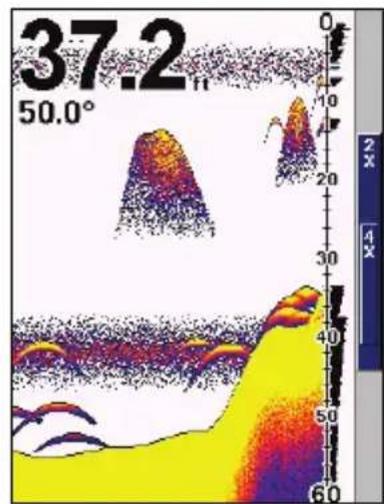 EAGLE FishEasy 350C Portable - Pour régler le niveau de Clarté en Surface: - 3
