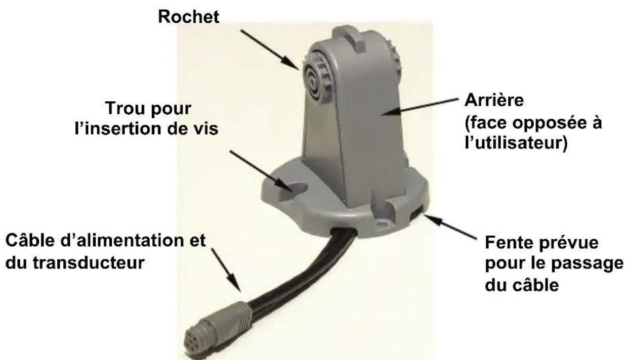 EAGLE FishEasy 350C Portable - Utiliser le Support de Montage à Dégagement Rapide - 1