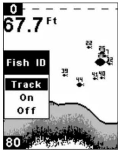 EAGLE Cuda 300 Portable - To turn on/off the fish alarm: - 1