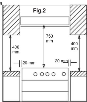 CARAD Y2130F02 - AVANT L'INSTALLATION, ASSUREZ-VOUS QUE LES CONTIDIONS DE DISTRIBUTION, LOCALES (NATURE ET PRESSION DU GAZ) ET LES REGLAGES DE L'APPAREIL SOIENT COMPATIBLES. - 1