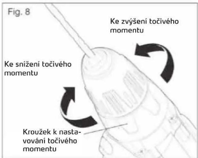 Storch DriveFixx 10.8 V - NASTAVITELNA SPOJKA TOCIVEHO MOMENTU (obr.8) - 1