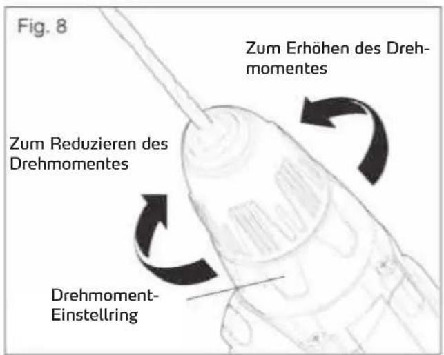 Storch DriveFixx 10.8 V - EINSTELLBARE DREHMOMENT-KUPPLUNG (Abb. 8) - 1