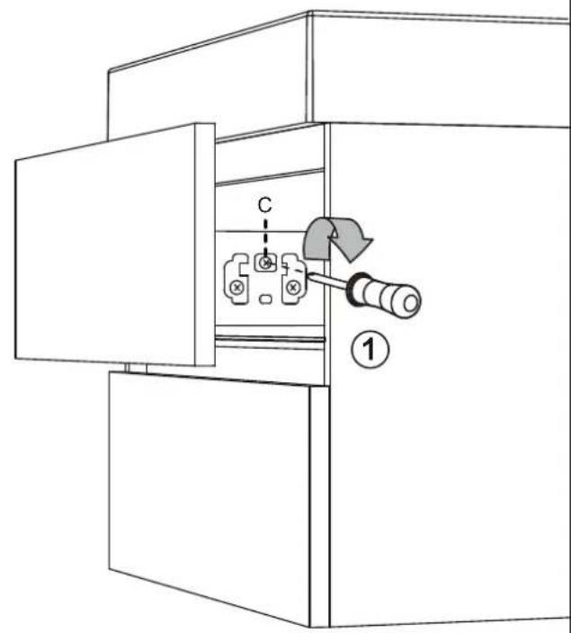 Bruynzeel Module - LADEFRONT DEMONTEREN / DEMONTER LA FACE DE TIROIR - 1