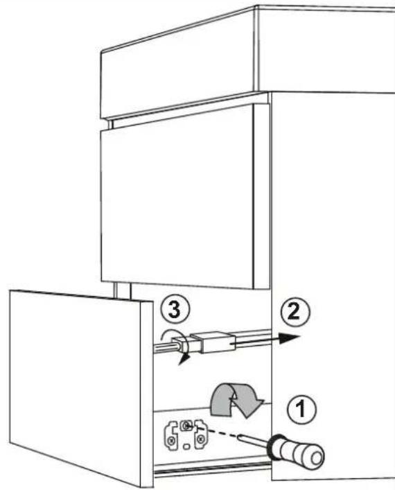 Bruynzeel Module - LADEFRONT DEMONTEREN / DEMONTER LA FACE DE TIROIR - 2
