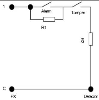 Guardall PX - EOL Resistor Connections - 2