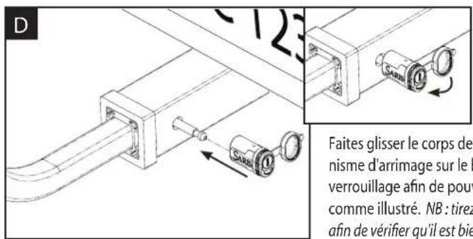 Saris TBones - Receptacle 1 - 1/4" seulement - 4