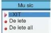 Hipstreet HS8202 - Delete files (stop submenu) - 4