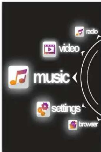 Hipstreet HS2805 - Menu principal - 1