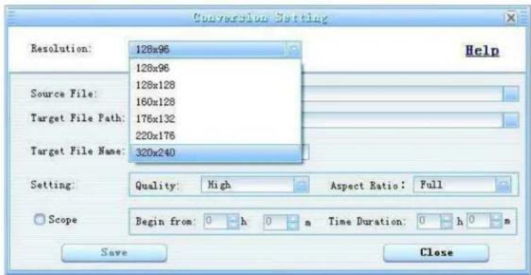Hipstreet HS016 - How to convert the movie file to AVI file - 4