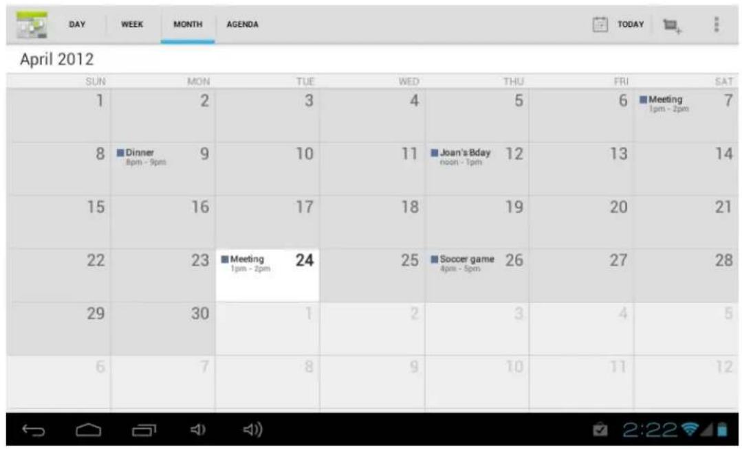 Hipstreet HS7DTB12 Meridian - 3-5 Calendario - 1