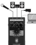 TC HELICON VoiceTone E1 - Béglage du tempo du tap delay - 1