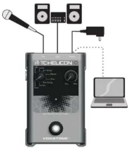 TC HELICON VoiceTone D1 - (FR) Introduction VoiceTone D1 étoffe votre voix grâce à ses émulations réalistes de doublage dans une pédale facile à utiliser. - 2