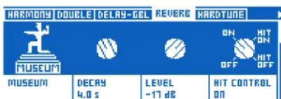 TC HELICON Voicelive 3 - Bloc / onglet Vocal Reverb - 1