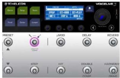 TC HELICON Voicelive 3 - Enregistrement de Loop track B - 1