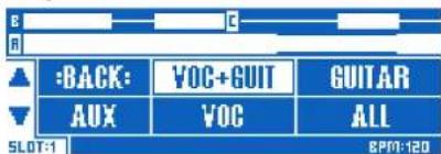 TC HELICON Voicelive 3 - Sous-menu Input - 1