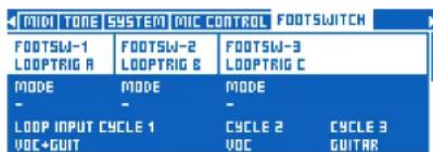 TC HELICON VoiceLive 3 Extreme - Assignnation d'un Loop Trigger aux switches du Switch-3 ou du Switch-6 - 1