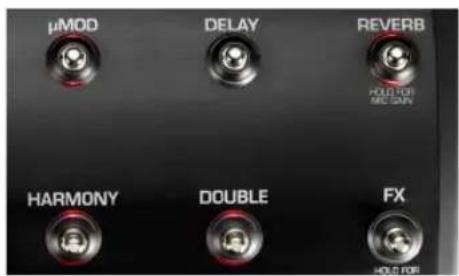 TC HELICON Voicelive 2 - Utilisation des switches effect On/Off - 1
