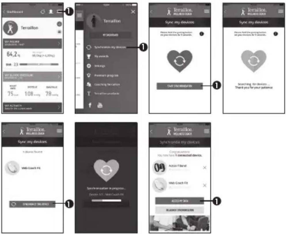 TERRAILLON ActiviT Band - COME ASSOCIARE I DISPOSITIVI - 6