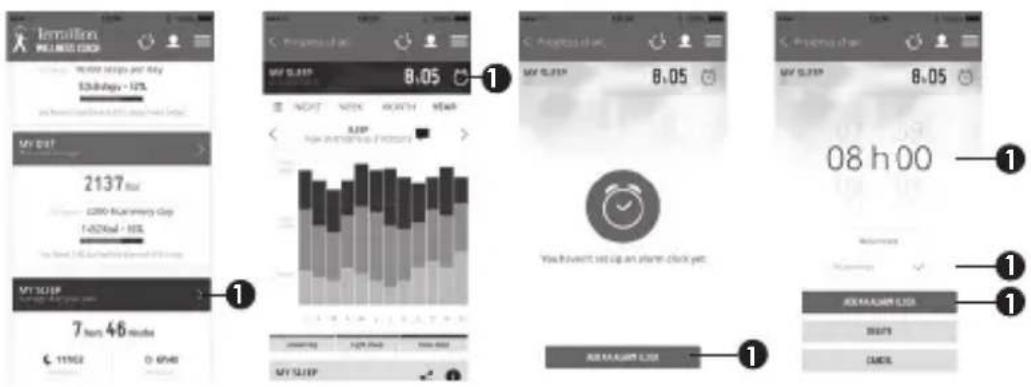 TERRAILLON ActiviT Band - HOW TO SET AN ALARM CLOCK - 1