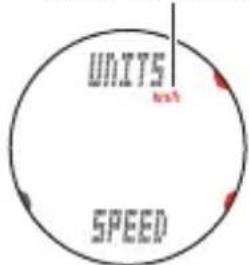 CAT EYE Q3 - Sélection de l'unité de mesure Sélectionnez les unités de vitesse - 6