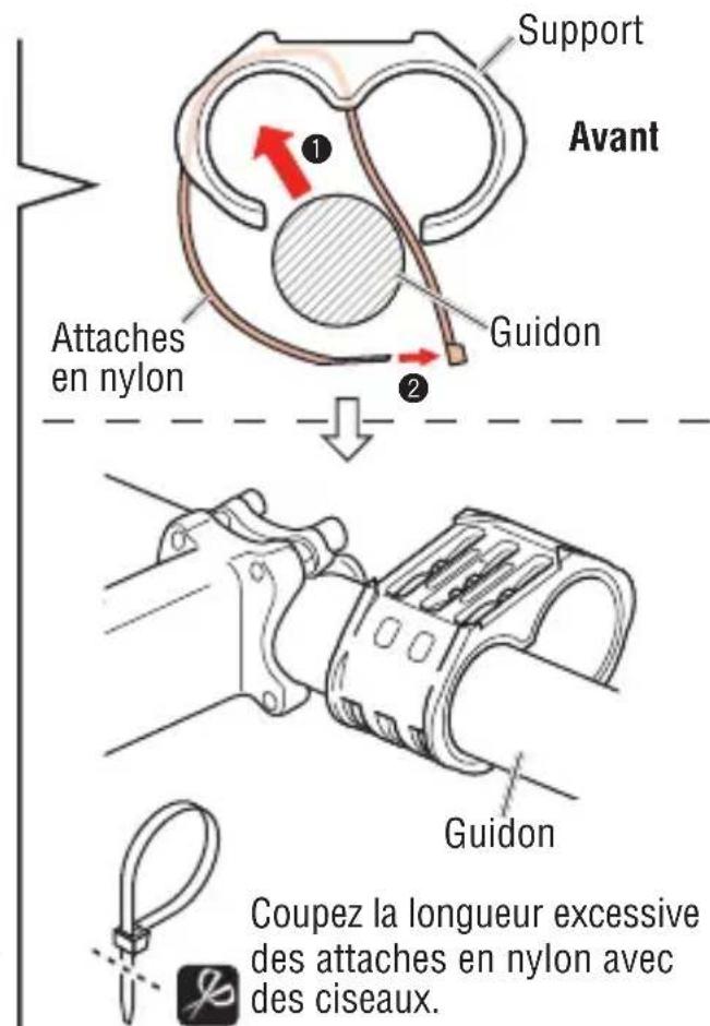 CAT EYE Q3 - Installez la montre sur le guidon - 2