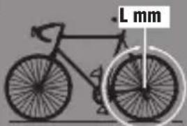 CAT EYE Q3 - Comment mesurer la circonference du pneu (L) - 1