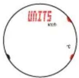 CAT EYE Q3 - Réglage de l'unité de mesure UNITS - 2