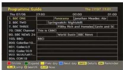 TechLine TL32LC740 - Electronic Programme Guide (EPG) - 1
