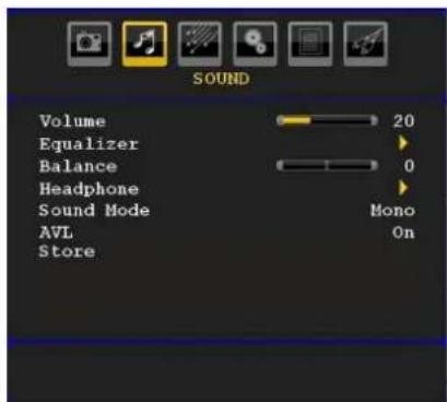 TechLine TL32LC740 - Sound Menu - 1