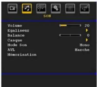 TechLine TL32LC740 - Menu Audio - 1