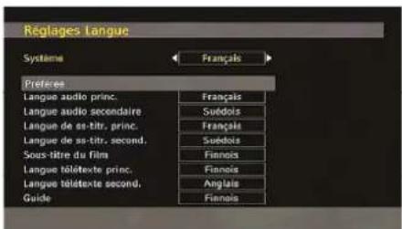 TechLine TL32LC740 - Paramètres linguistiques - 1