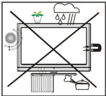 TechLine TL32LC740 - Warnhinweis - 1