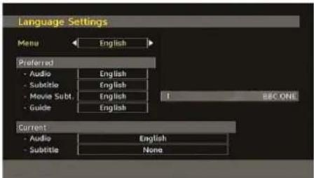 TechLine TL32LC740 - Language - 2