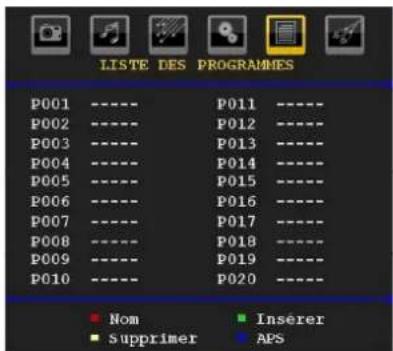 TechLine TL32LC740 - Tableau des programmes - 1