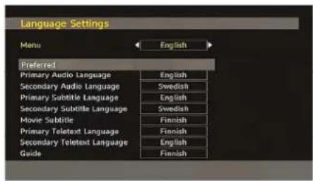 TechLine TL32LC740 - Language Settings - 1